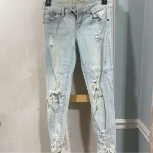 VIP Distressed Light Blue Women's Jeans